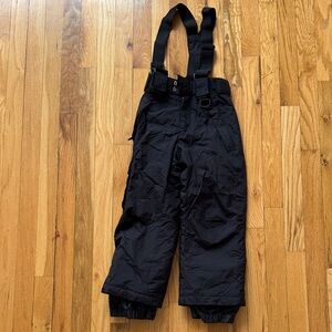 Black Kids Snow Pants size 6